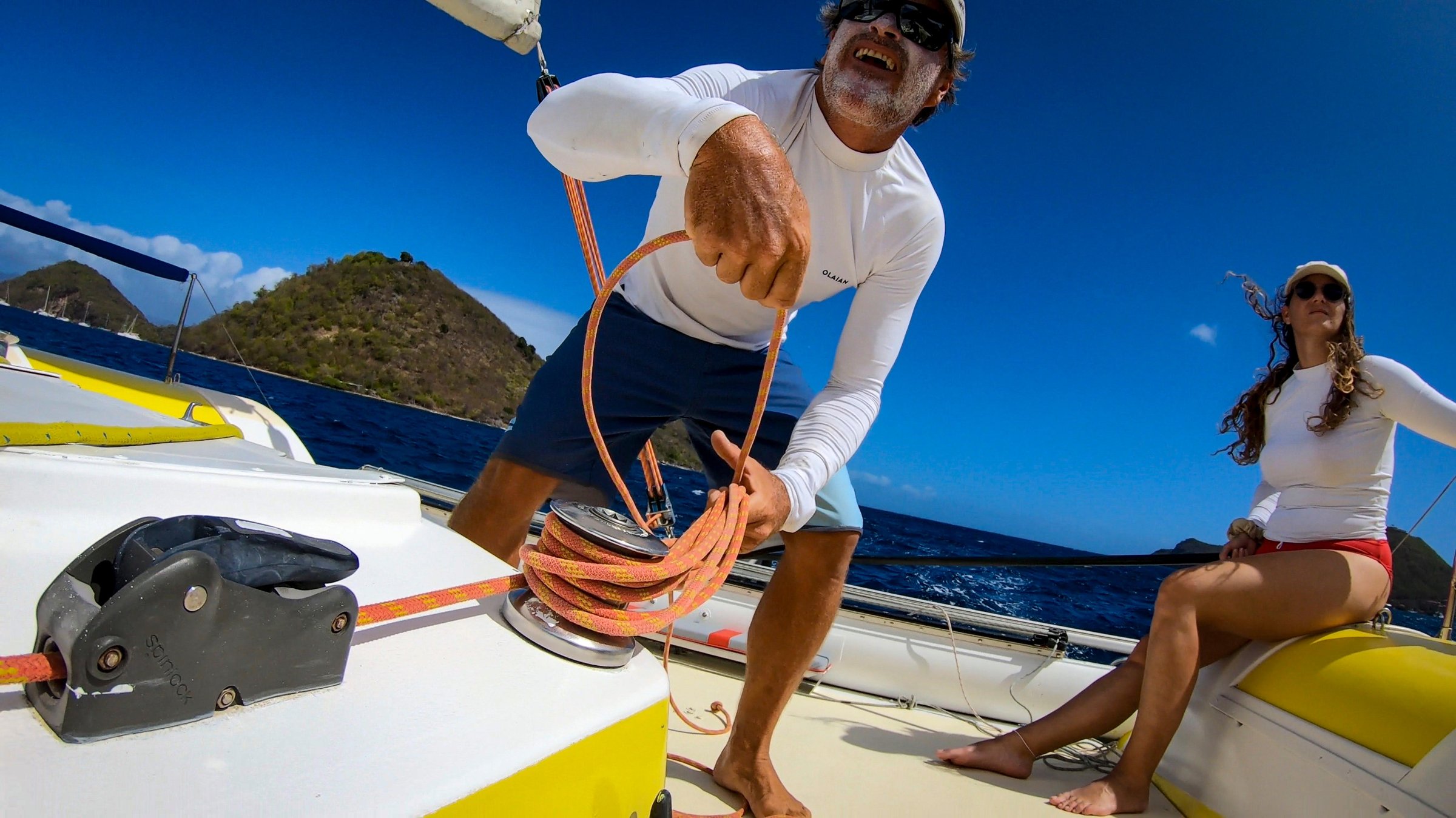 2h Sailing catamaran in La Baie des Saintes — Les Saintes, Guadeloupe
