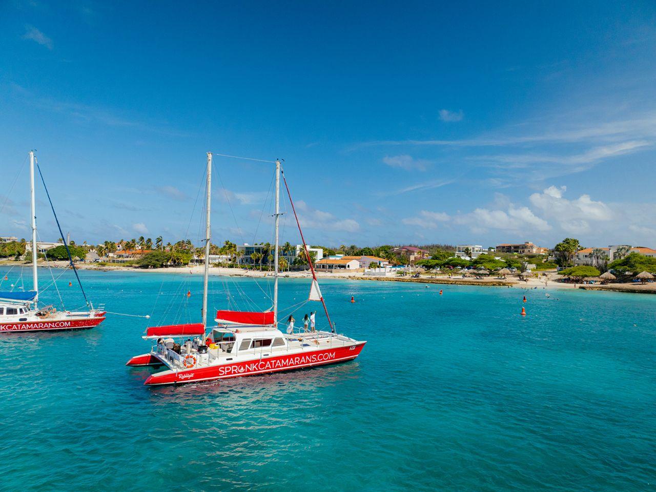 Aruba: Sail & Snorkel with Turtles at WW2 Shipwreck with BBQ