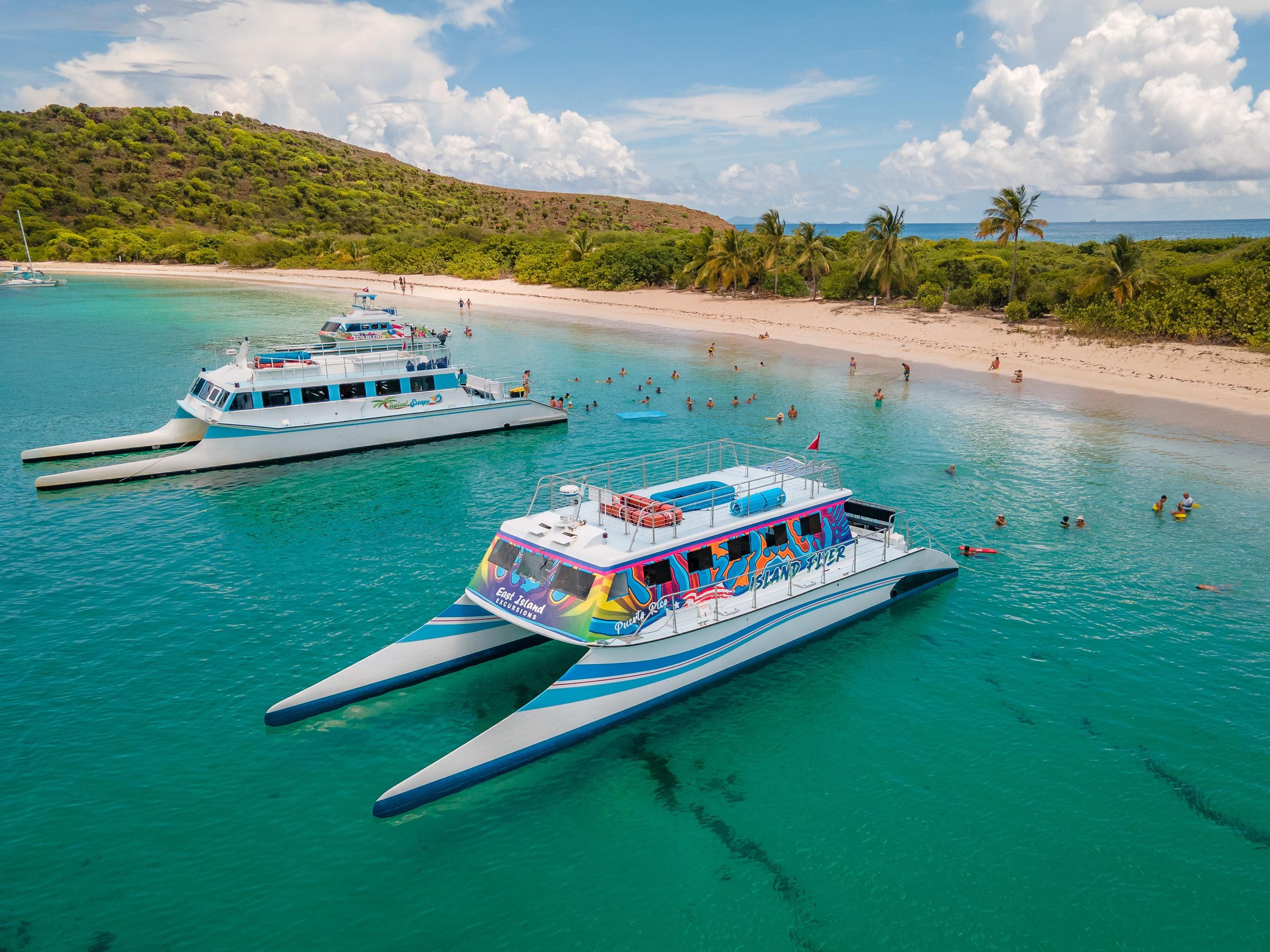 From Fajardo: Full-Day Culebra Islands Catamaran Tour