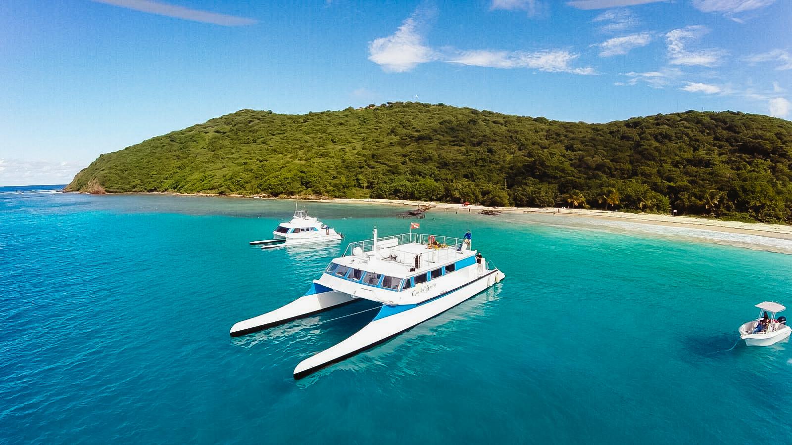 From Fajardo: Full-Day Culebra Islands Catamaran Tour