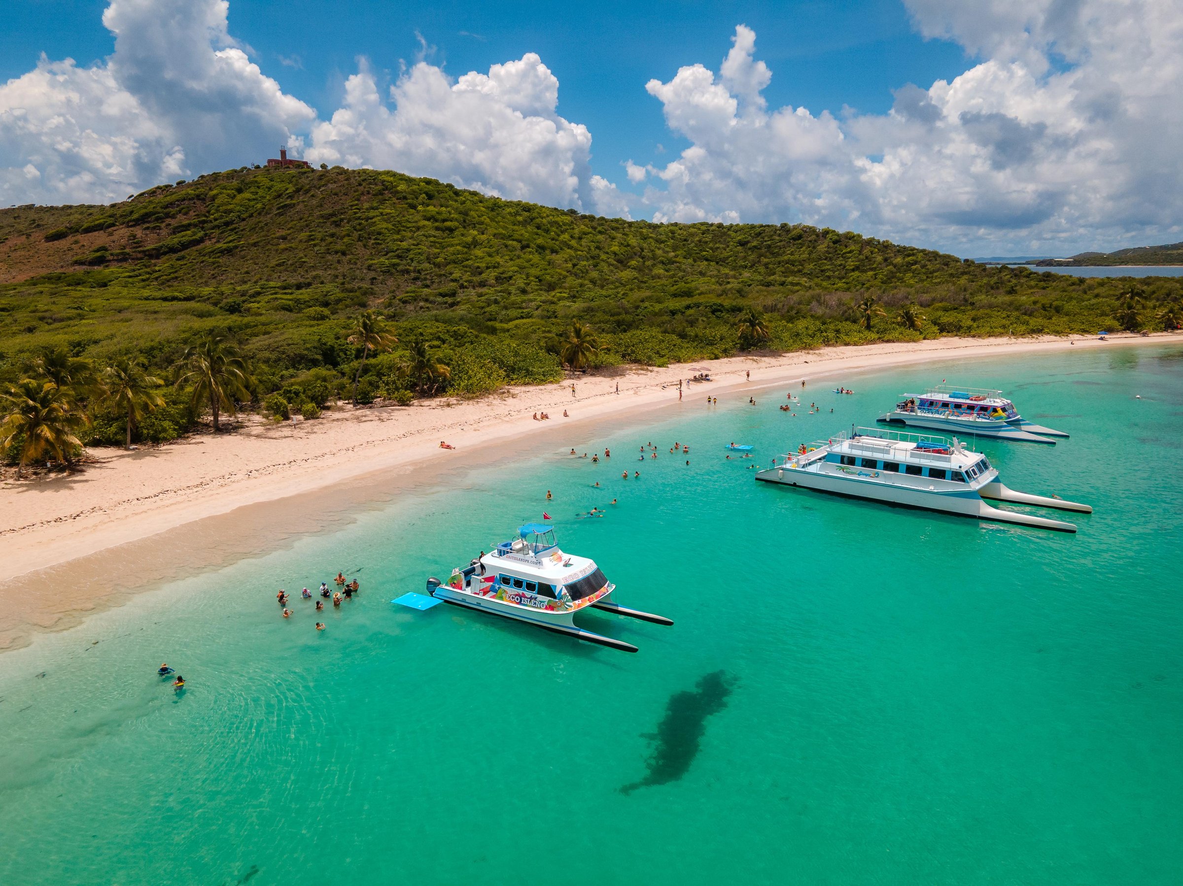 From Fajardo: Full-Day Culebra Islands Catamaran Tour