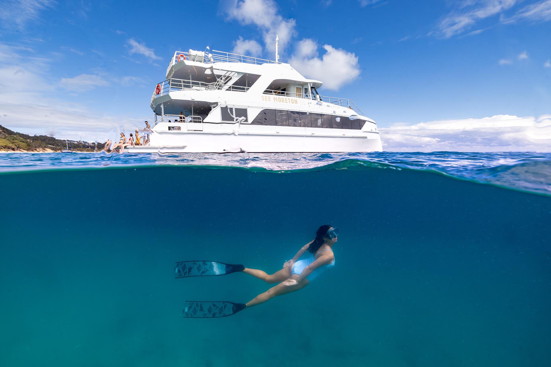 Moreton Island: All Inclusive Tangalooma Wrecks Snorkel Tour